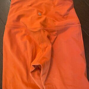 Lululemon Orange Leggings size 2